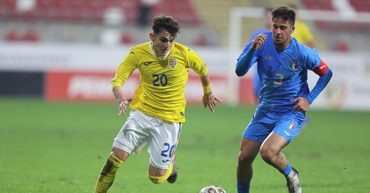U20: Tricolorii mici pierd contra Italiei