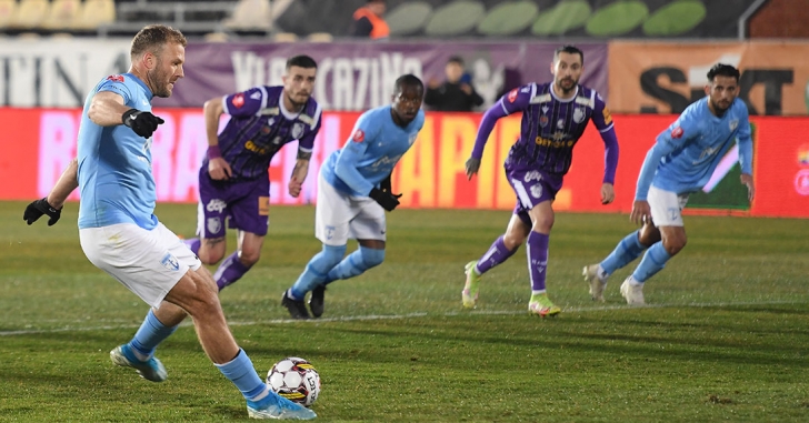 Superliga: Nemec ratează un penalty și face cadou un punct piteștenilor