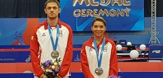 JE Minsk 2019: Bernadette Szocs și Ovidiu Ionescu, medaliați cu argint la dublu mixt