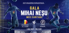 Meci caritabil special pentru Fundația Mihai Neșu